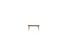 Miliboo Tavolo da pranzo design vintage noce WALFORD-