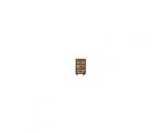 Miliboo Cassettiera scrivania industriale legno massiccio INDUSTRIA-
