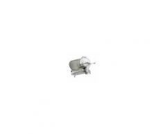 Affettatrice a gravità BK Lama ø 300 Taglio utile mm l 210 x p 240 Affilatoio fisso Blocco carrello Manopole in alluminio Modello BKL300LUX