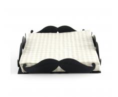 Portatovaglioli in vinile Mustache