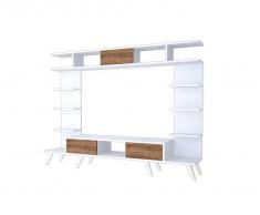 Mobile Porta TV Pan Bianco e Rovere