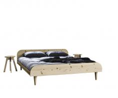 Letto Twist di Karup con struttura color legno natural