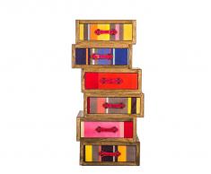 Cassettiera asimmetrica Colour