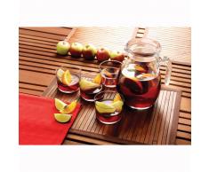 Bormioli Rocco Set Sangria 4 Bicchieri E Caraffa New Drink