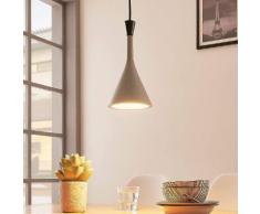Moderna lampada a sospensione Flynn grigio cemento