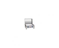 bst 764 Barbecue A Gas 2 Bruciatori Barbecue Da Tavolo Metano / Gpl In Acciaio Inox Potenza 6.4 Kw 54x42x23h Cm Con Coperchio - 764 Masterplancia
