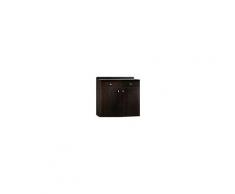 forcar MOBILI DI SERVIZIO DA SALA - MOD. ML3202SSW - Struttura impiallacciata di wengé - N. 2 sportelli - N. 2 cassetti (1 vuoto, 1 con scomparti portaposate) - Ruote multidirezionale - Dim. cm L 90 x P 48 x H 95