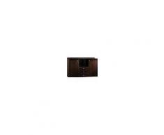 forcar MOBILI DI SERVIZIO DA SALA - MOD. ML3202SSW - Struttura impiallacciata di wengé - N. 2 sportelli - N. 3 cassetti portaposate + vano a giorno - Ruote multidirezionale - Dim. cm L 136 x P 48 x H 95