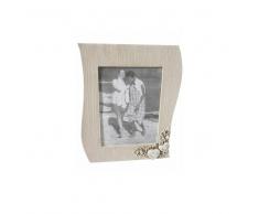 Onda Portafoto Shabby Chic Onda Tortora 14,5 X 19,5 Per Interno Camera Cameretta Salotto Ingresso Cucina Mensola Cornice