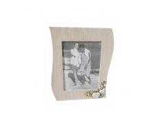 Onda Portafoto Shabby Chic Onda Tortora 10 X 15 Per Interno Camera Cameretta Salotto Ingresso Cucina Mensola Cornice