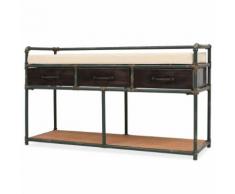 vidaXL Cassapanca con Cuscino 107,5x34,5x59 cm