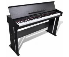 vidaXL Pianoforte Classico Digitale Elettronico con 88 Tasti e Leggio