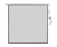 vidaXL Schermo per Proiettore Elettrico con Telecomando 200x200 cm 1:1