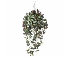Emerald Tradescantia Artificiale Pianta Sospesa 2 Toni di Viola 420847