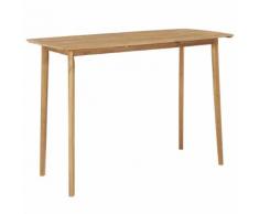 vidaXL Tavolo da Bar in Legno Massello di Acacia 150x70x105 cm