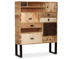 vidaXL Credenza in Legno Massello di Mango 100x30x130 cm