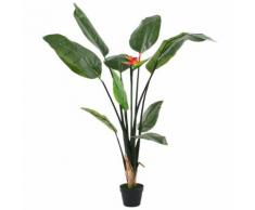 vidaXL Pianta Artificiale Strelitzia Regina Uccello del Paradiso 155cm