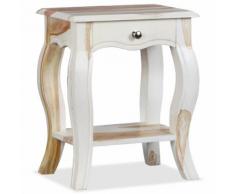 vidaXL Comodino in Legno Massello di Sheesham 40x30x50 cm