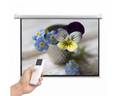vidaXL Schermo per Proiettore Elettrico con Telecomando 160x123 cm 4:3