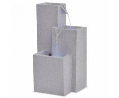 vidaXL Fontana da Interni con Luce a LED in Poliresina