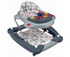 Baninni Girello 2 in 1 Classic Grigio e Rosa BNBW002-PKGY