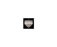 7432515026061Amarcord - Lampadario Sogni di Cristallo Colore : ambra - Seleziona il numero di Luci : 3 - Dimensioni : Diametro 35 x Altezza 42 cm - In Vetro di Murano