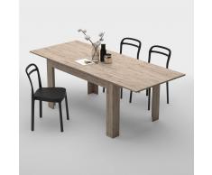 Mobilifiver Tavolo allungabile Cucina, Easy, Quercia
