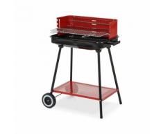 Barbecue A Carbone Carbonella Con Paravento E Carrello Taddei Carb...