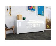 Credenza Mobile Da Salotto 2 Porte E 3 Cassetti 190x50x82cm Tft A...