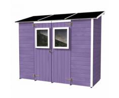 Casetta Box Capanno In Legno Lilla Per Attrezzi Con 2 Porte E Fine...