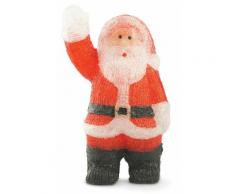 Pupazzo Babbo Natale Luminoso 120 Led 35x19x60 Cm Soriani...
