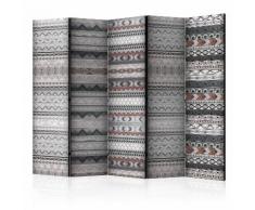 Paravento 5 Pannelli - Ethnic Design Ii 225x172cm Erroi...