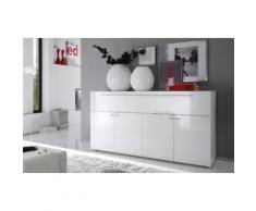 Credenza Mobile Da Salotto 1 Porta Flap E 4 Porte 160x43x85cm Tft ...