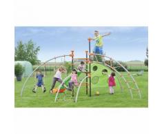 Area Giochi Altalena Scivolo Playground In Acciao H270cm New Plast...