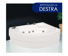 Vasca Da Bagno Idromassaggio Angolare 150x100 Cm Basic Appoggio A ...