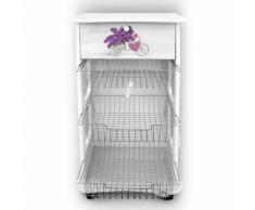 Carrello Multiuso Da Cucina In Legno 3 Ripiani Vezzani Bike With L...