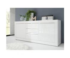 Credenza Mobile Da Salotto 2 Porte 3 Cassetti 210x43x86cm Tft Bas...