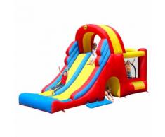 Mega Scivolo Combo Giostra Castello Gonfiabile Con Pompa Inclusa H...