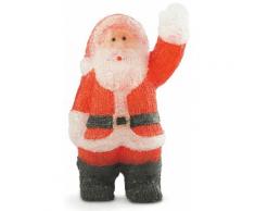 Pupazzo Babbo Natale Luminoso 120 Led 30x23x60 Cm Soriani...