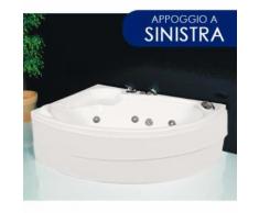 Vasca Da Bagno Idromassaggio Angolare 150x100 Cm Basic Appoggio A ...