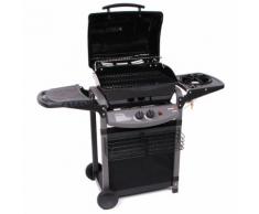 Barbecue A Gas Sistema Roccia Lavica Con Fornello Laterale Sochef ...