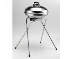 Barbecue A Carbone Con Griglia Ø44cm In Acciaio Ompagrill 70480/co...