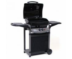 Barbecue A Gas Sistema Roccia Lavica Con Ripiani Laterali Sochef S...