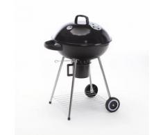 Barbecue A Carbone Carbonella Con Termometro Carrello E Raccoglito...
