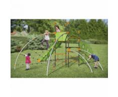 Area Giochi Altalena Scivolo Playground In Acciao H270cm New Plast...