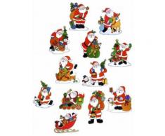 Addobbo per finestre Babbo Natale