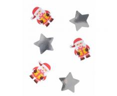 20 coriandoli giganti Babbo Natale