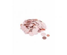 Coriandoli color rosa metallizzato e brillantini