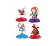 4 mini centrotavola di Alice