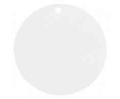 10 segnaposto in cartoncino di colore bianco